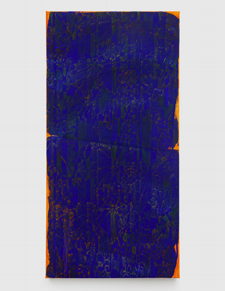 "2017.45" , 2024, oil on linen, 160 x 80 cm