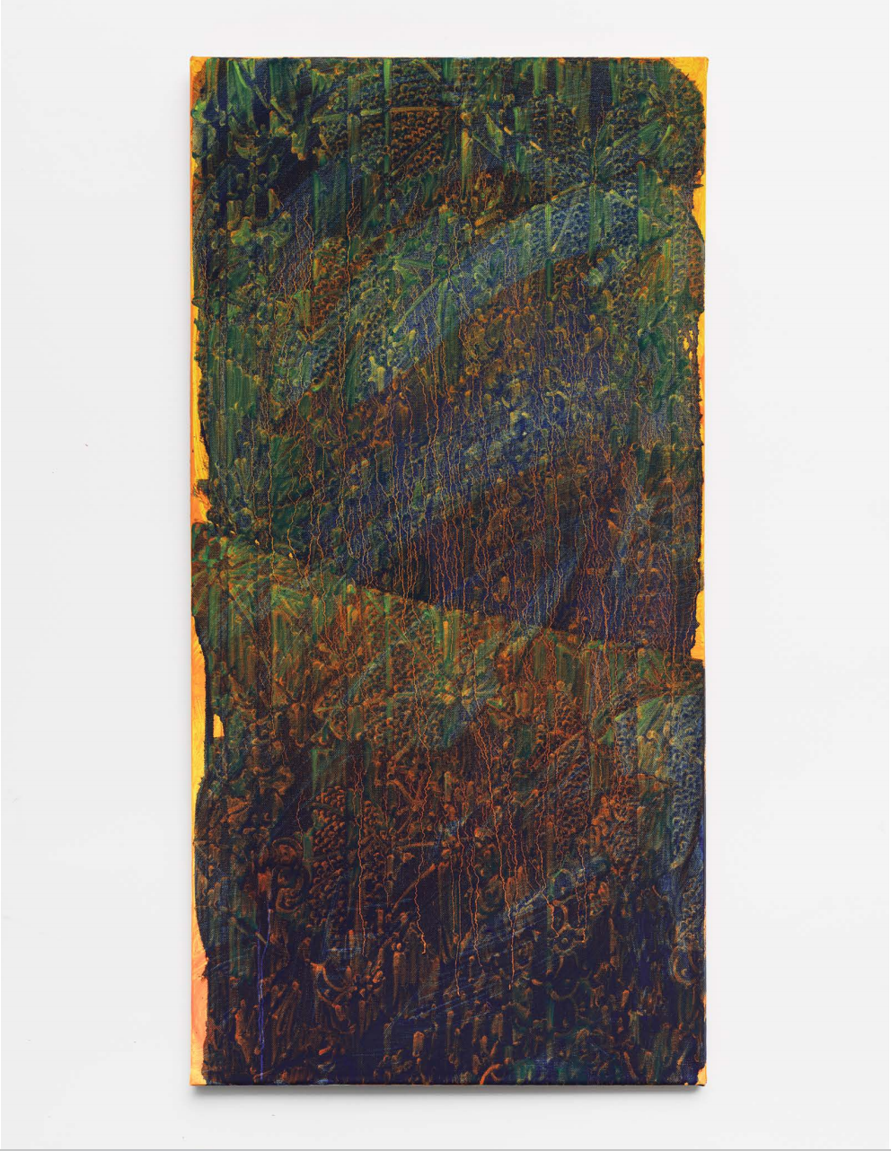 "2017.42", 2024, oil on linen, 160 x 80 cm