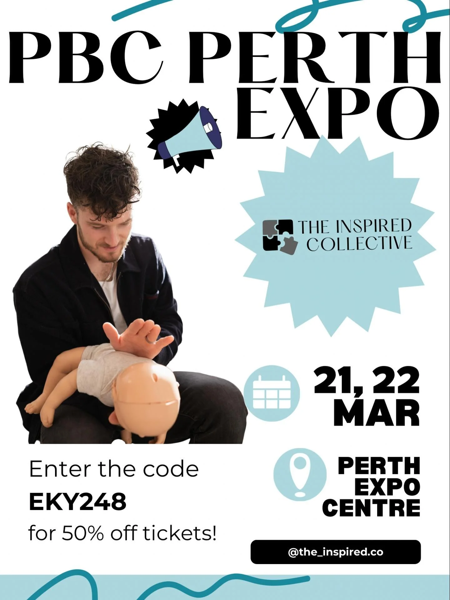 Let the countdown begin! See you at the @pbcexpo next weekend at the Perth Expo Centre, nab 50% tickets with code EKY248