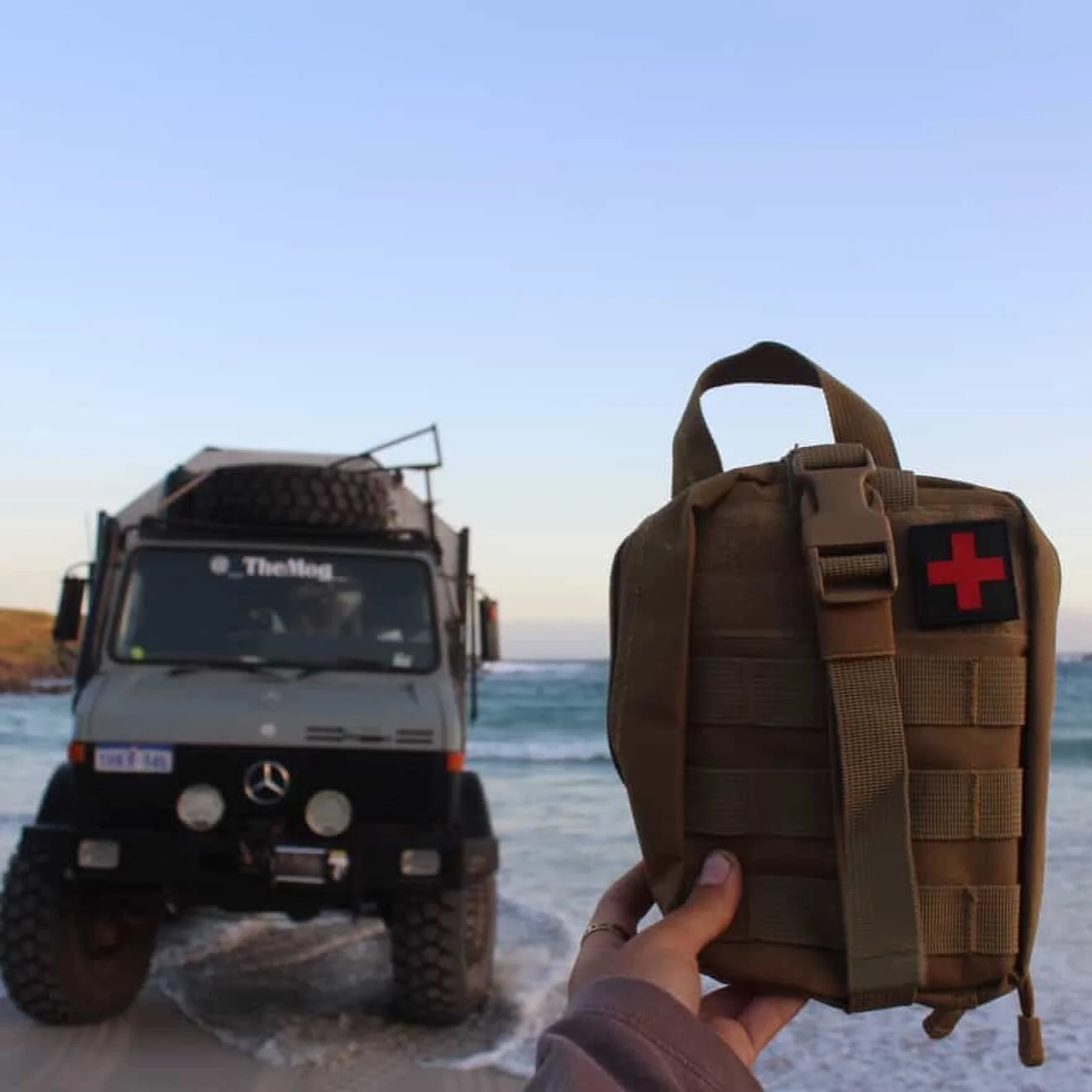 Be prepared no matter where you are! Our snake bite kit on a wild adventure with @_themog_