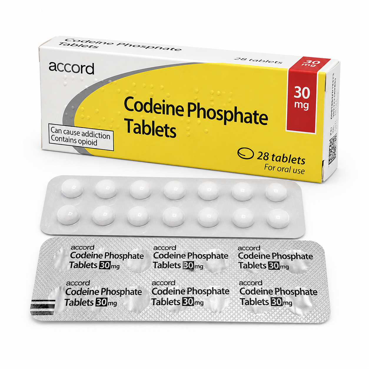 ccord Codeine Phosphate 30mg – Pack of 28 Tablets