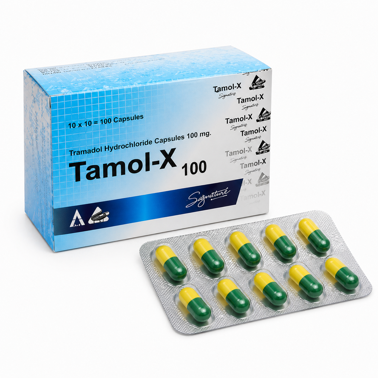 Tamol-X 100mg (Tramadol) – Pack of 10 Tablets