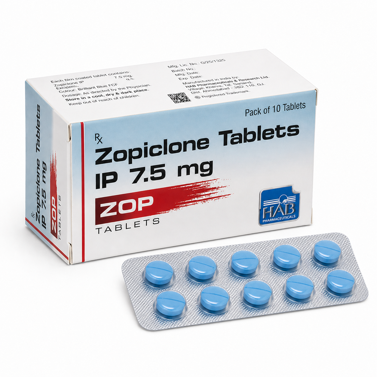 Zopiclone 7.5mg – Pack of 30 Tablets