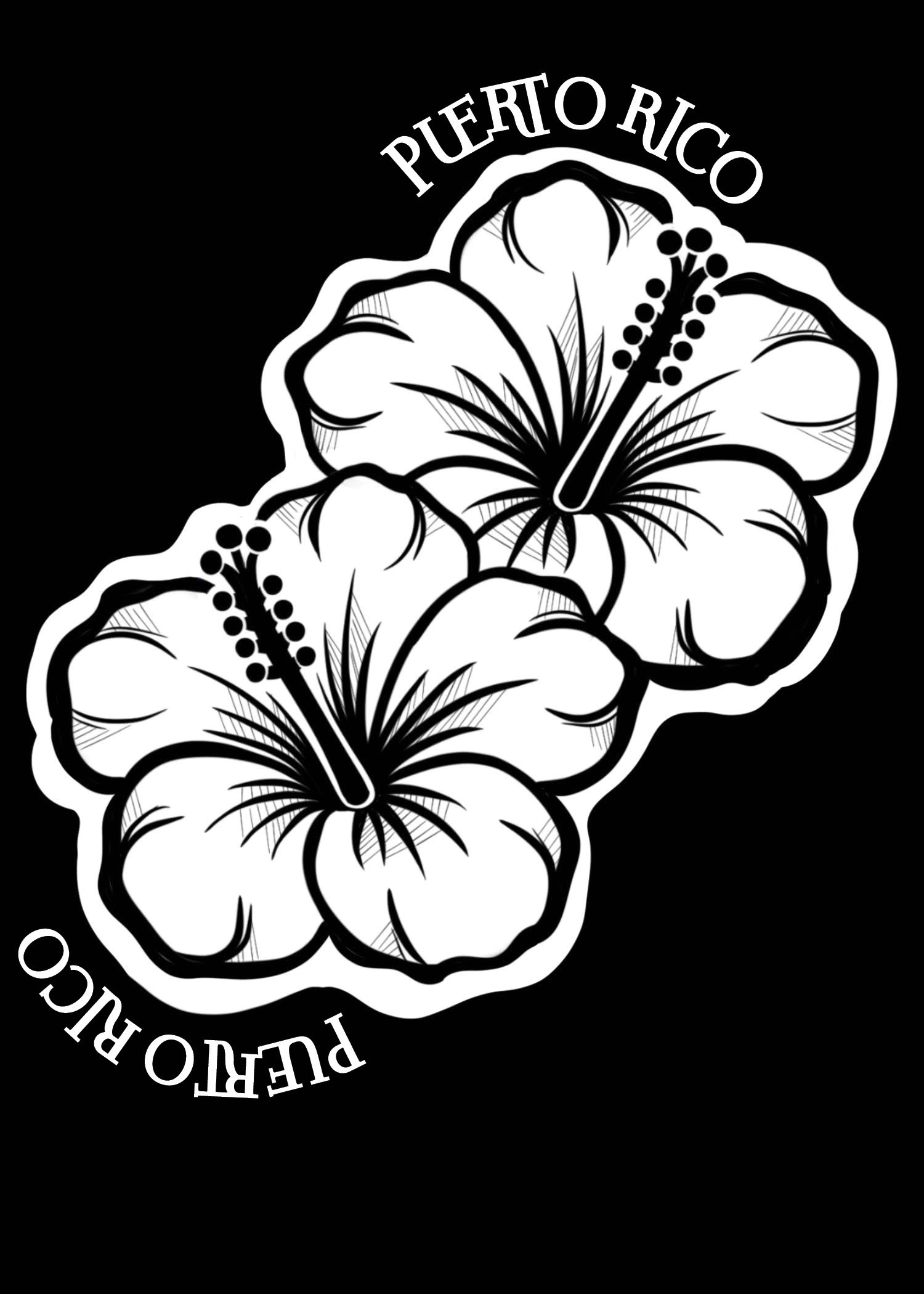 Linocut Design (PR Flower)