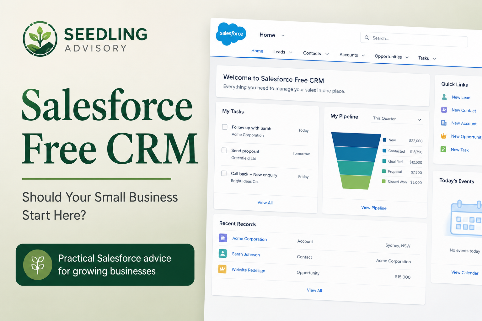 Salesforce Free CRM: Is It the Right Place to Start for Your Small Business?