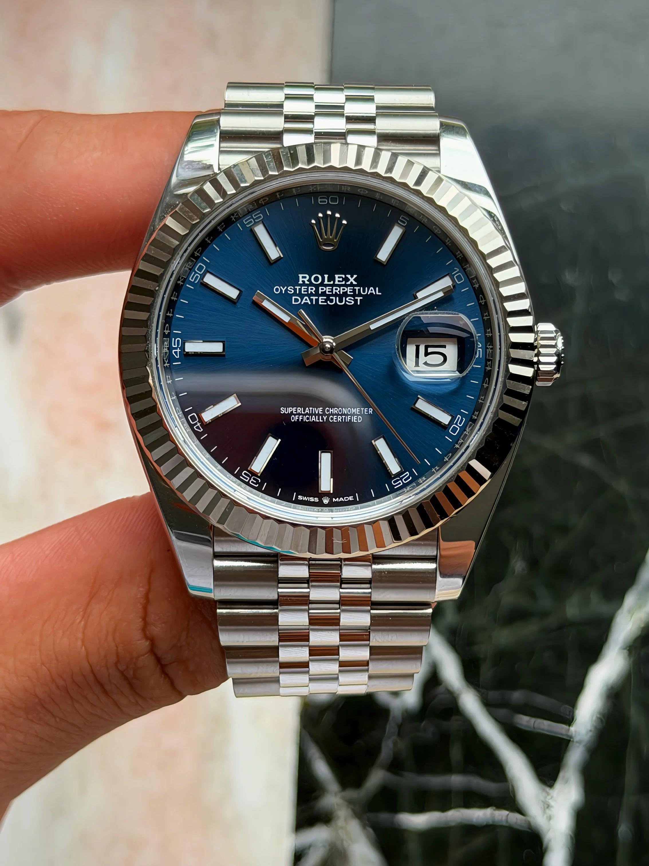 Rolex Datejust 41 Fluted Jubilee Blue 2024