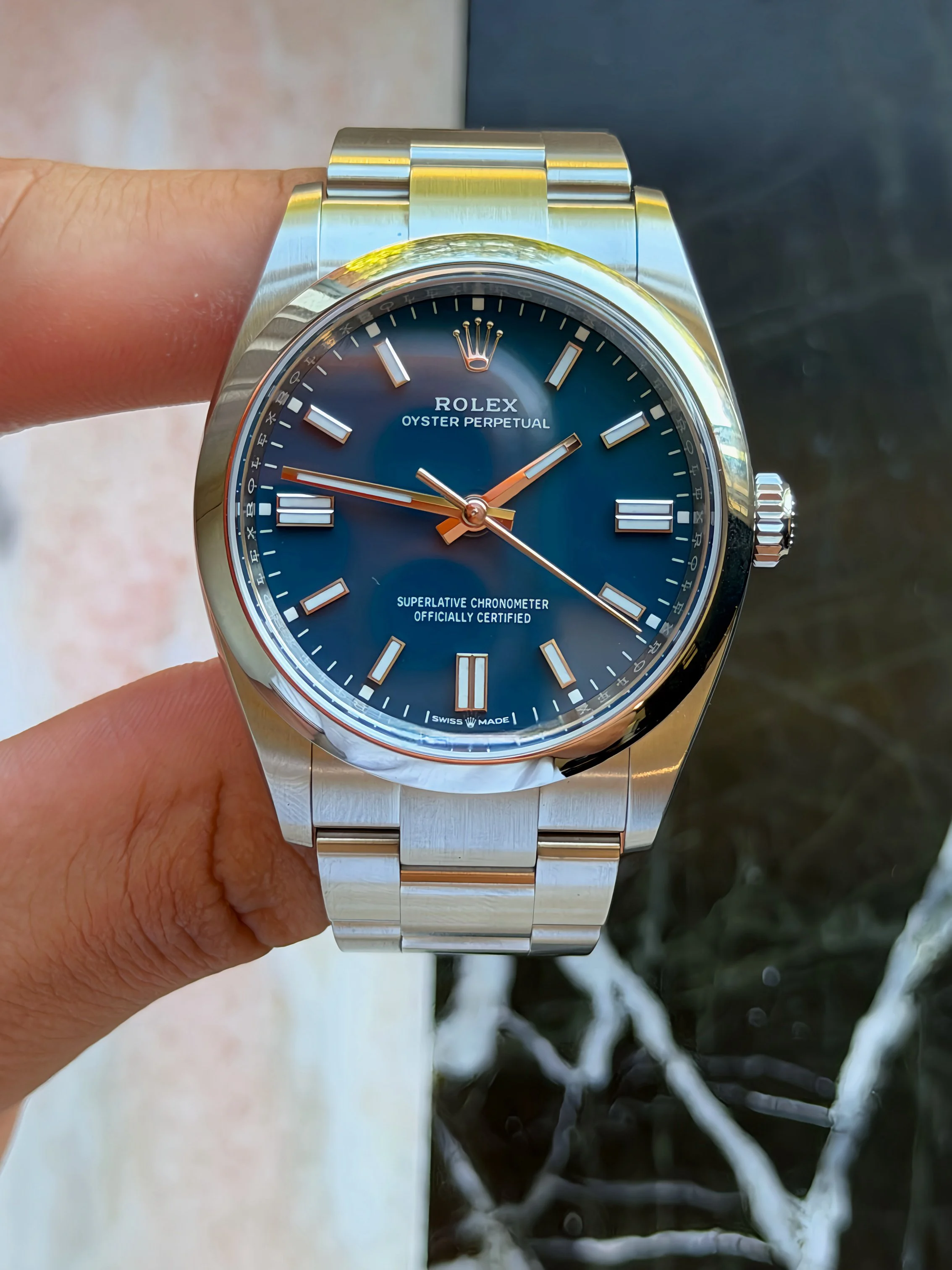 Rolex Oyster Perpetual 36 Med Blue 2026 Full Set