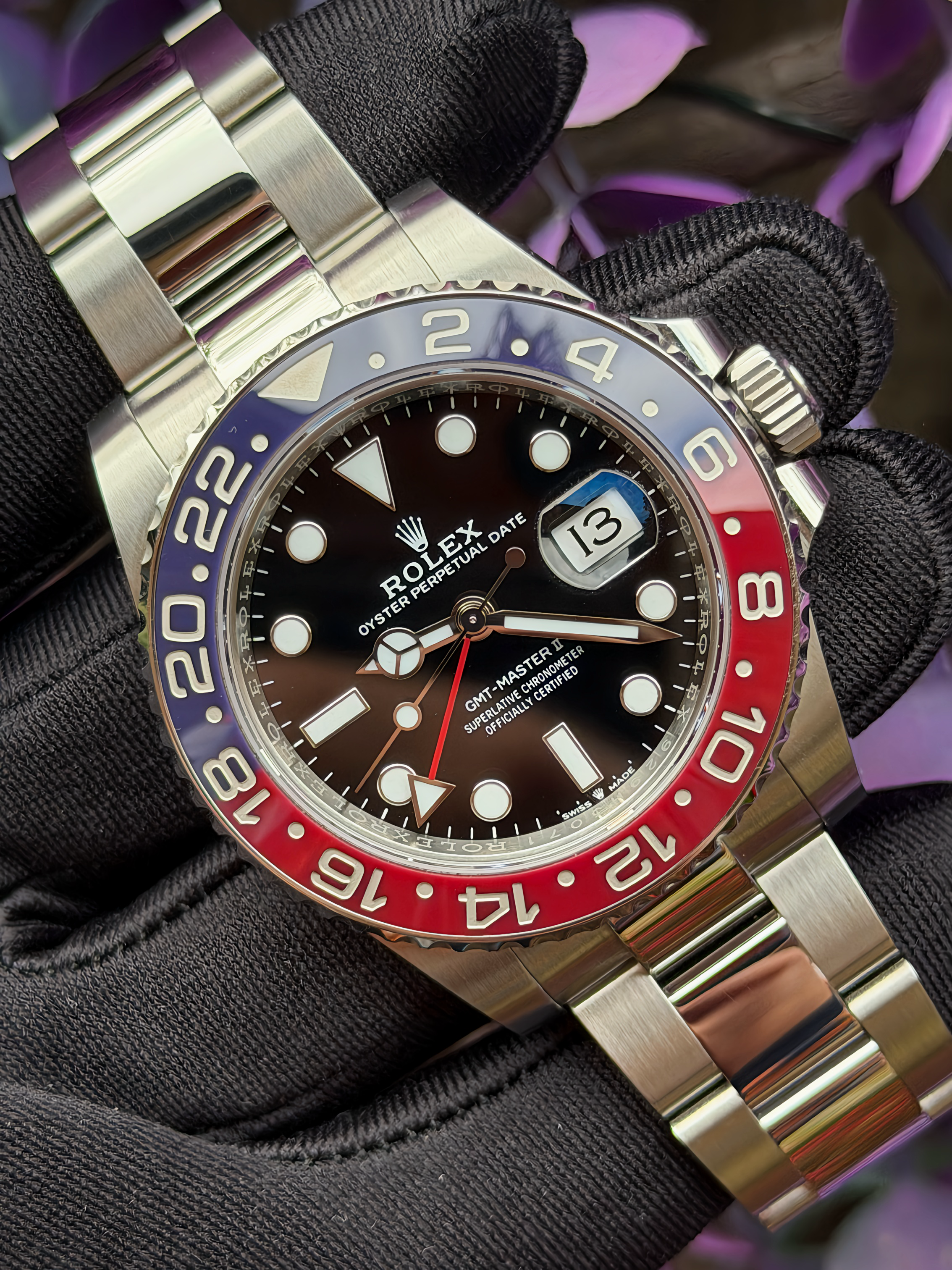 Rolex GMT-Master II “Pepsi” Oyster 126710BLRO – 2024