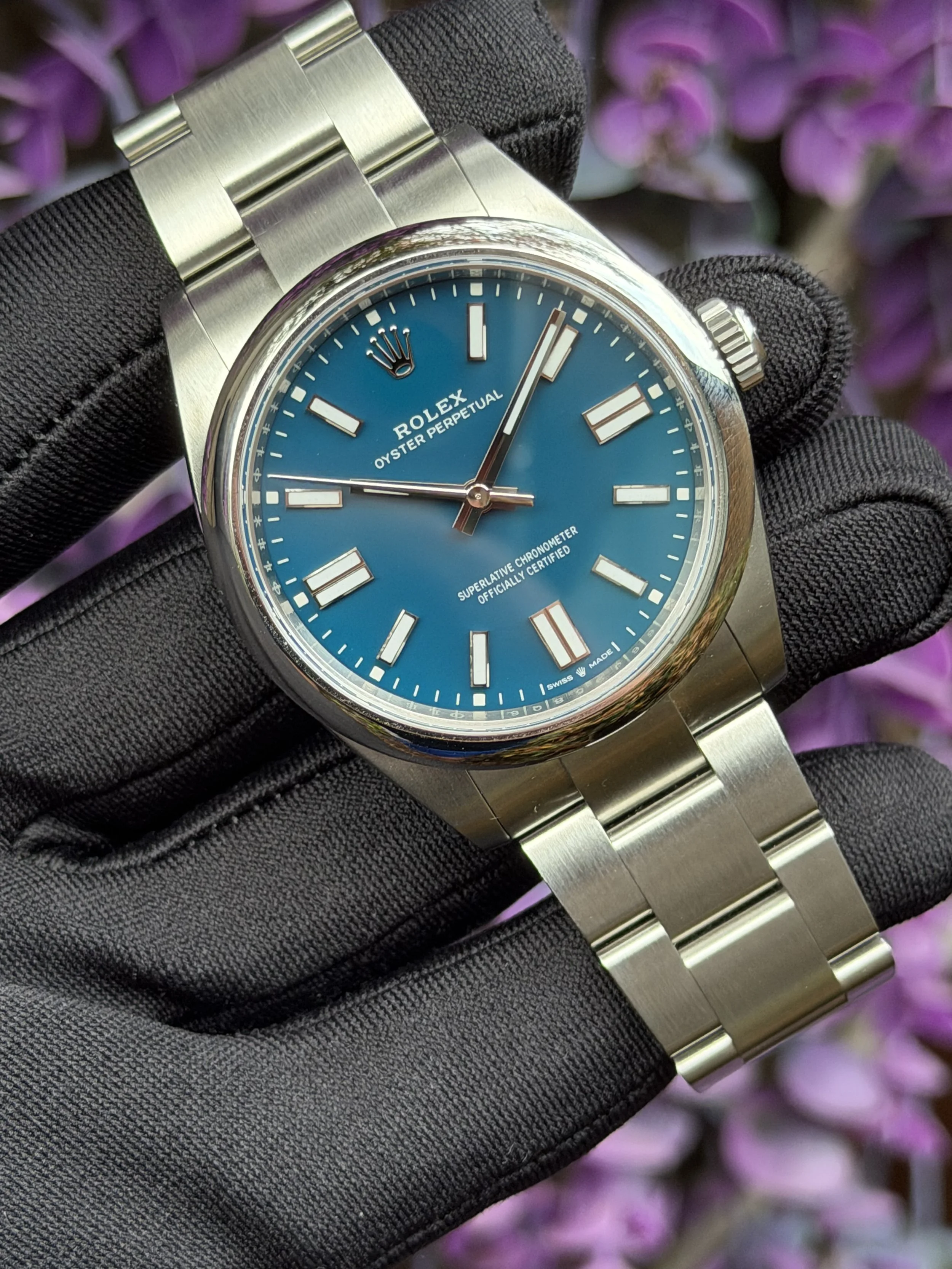 Rolex Oyster Perpetual 41 Med Blue 2025 134300