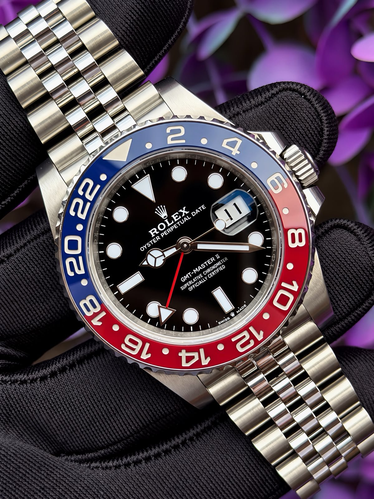 Rolex GMT Master II Pepsi Jubilee 2021 126710BLRO