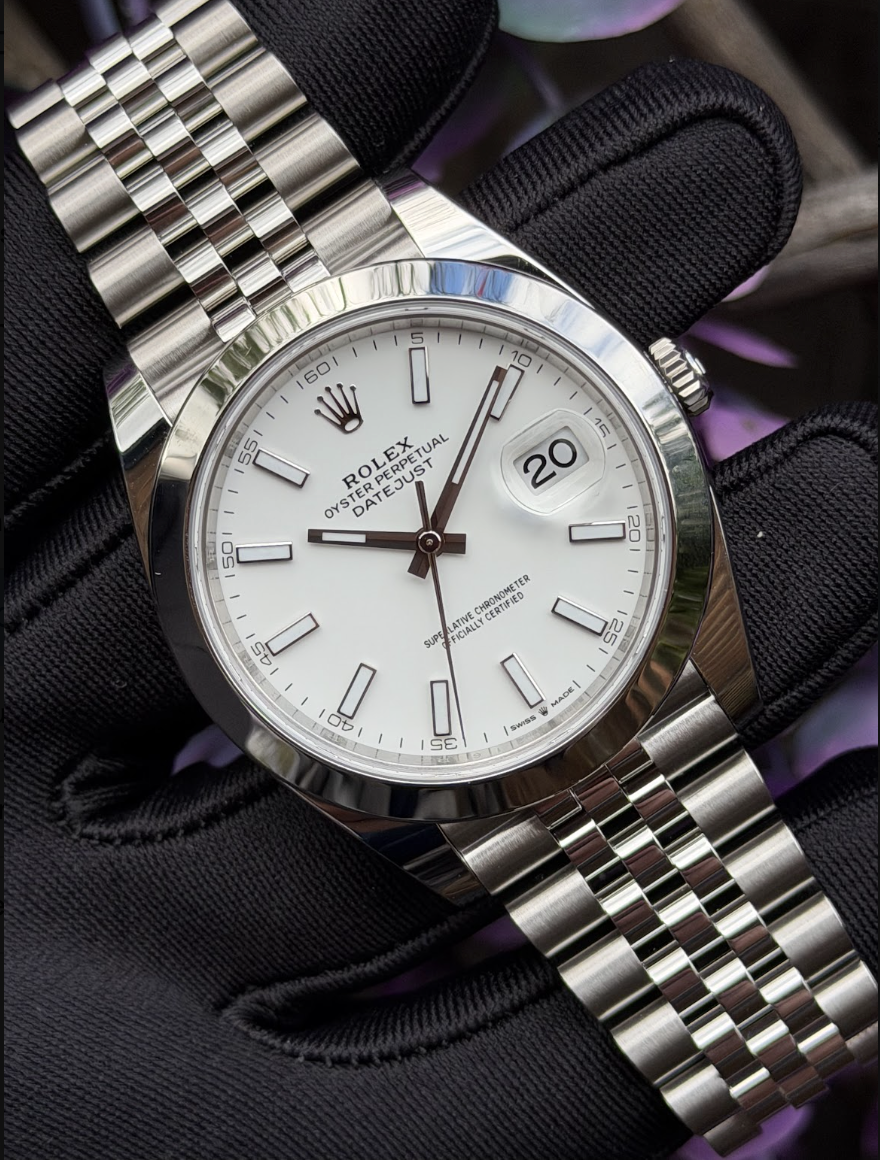 Rolex Datejust 41 Smooth Oyster White 2026 126300