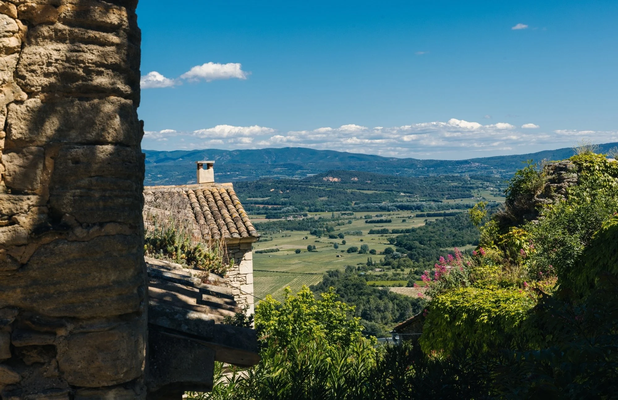 From the hilltop.