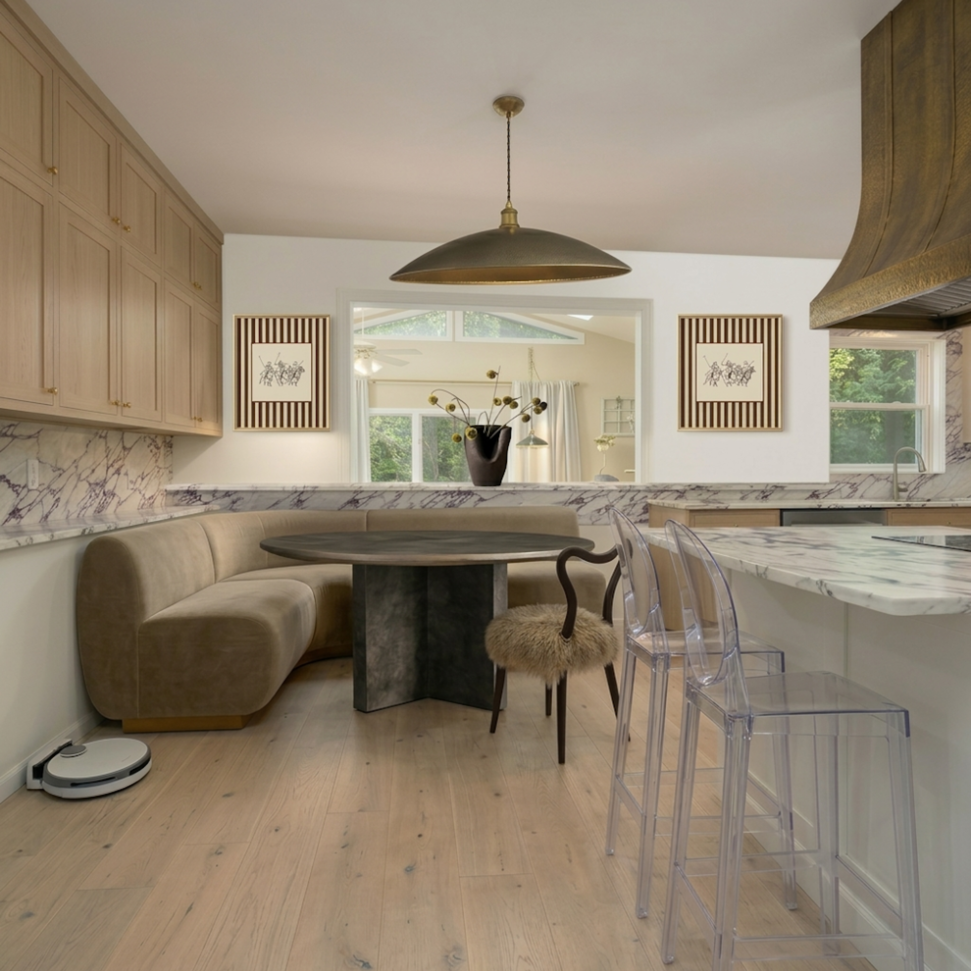 From Outdated Builder Grade to Warm, Elevated Kitchen