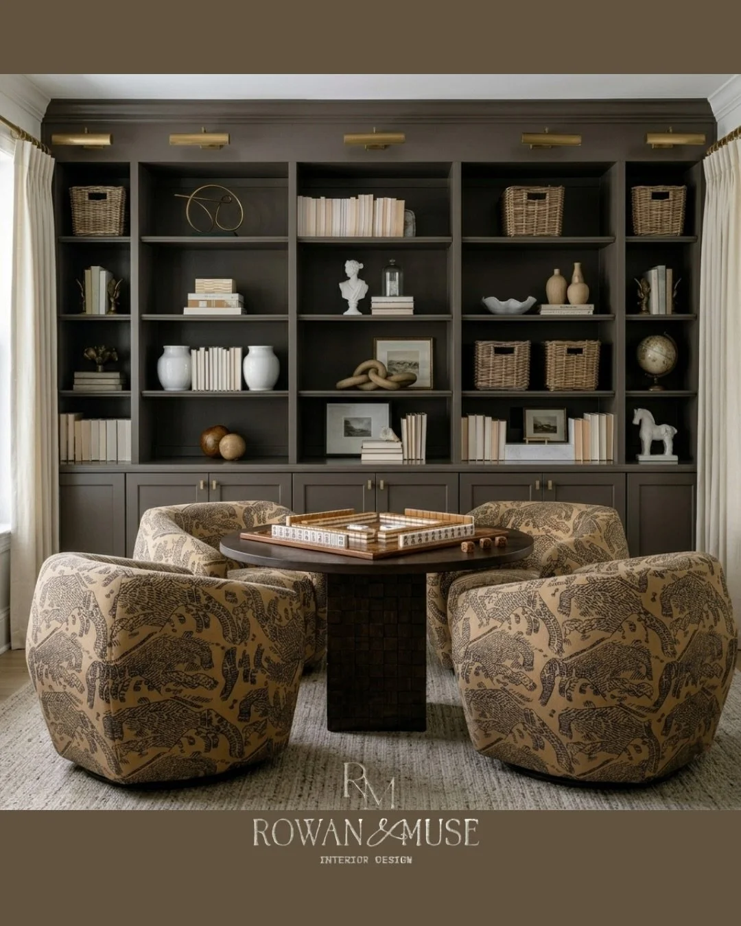 Which Mahjong room is your favorite?

1️⃣ Dark library game room
2️⃣ Soft blue classic game room
3️⃣ Moody vintage game room
4️⃣ Light and airy window room

Mahjong rooms are becoming one of the most requested spaces in home design. Part enter