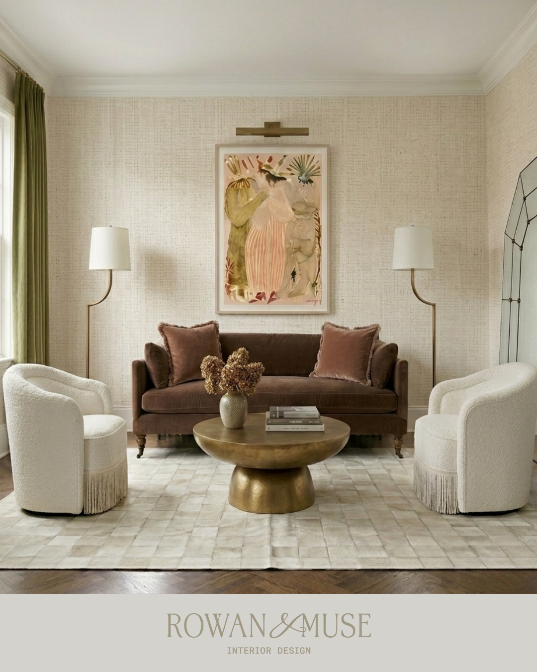 A Warm, Collected Living Room