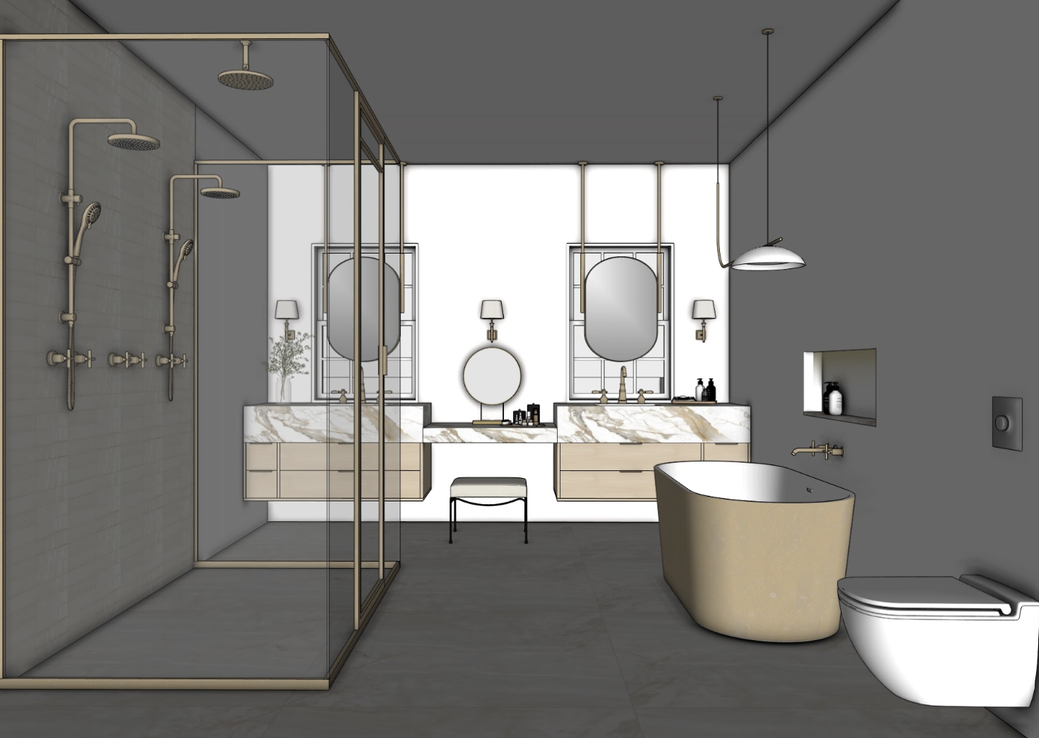 Master Bathroom Third Design Concept
