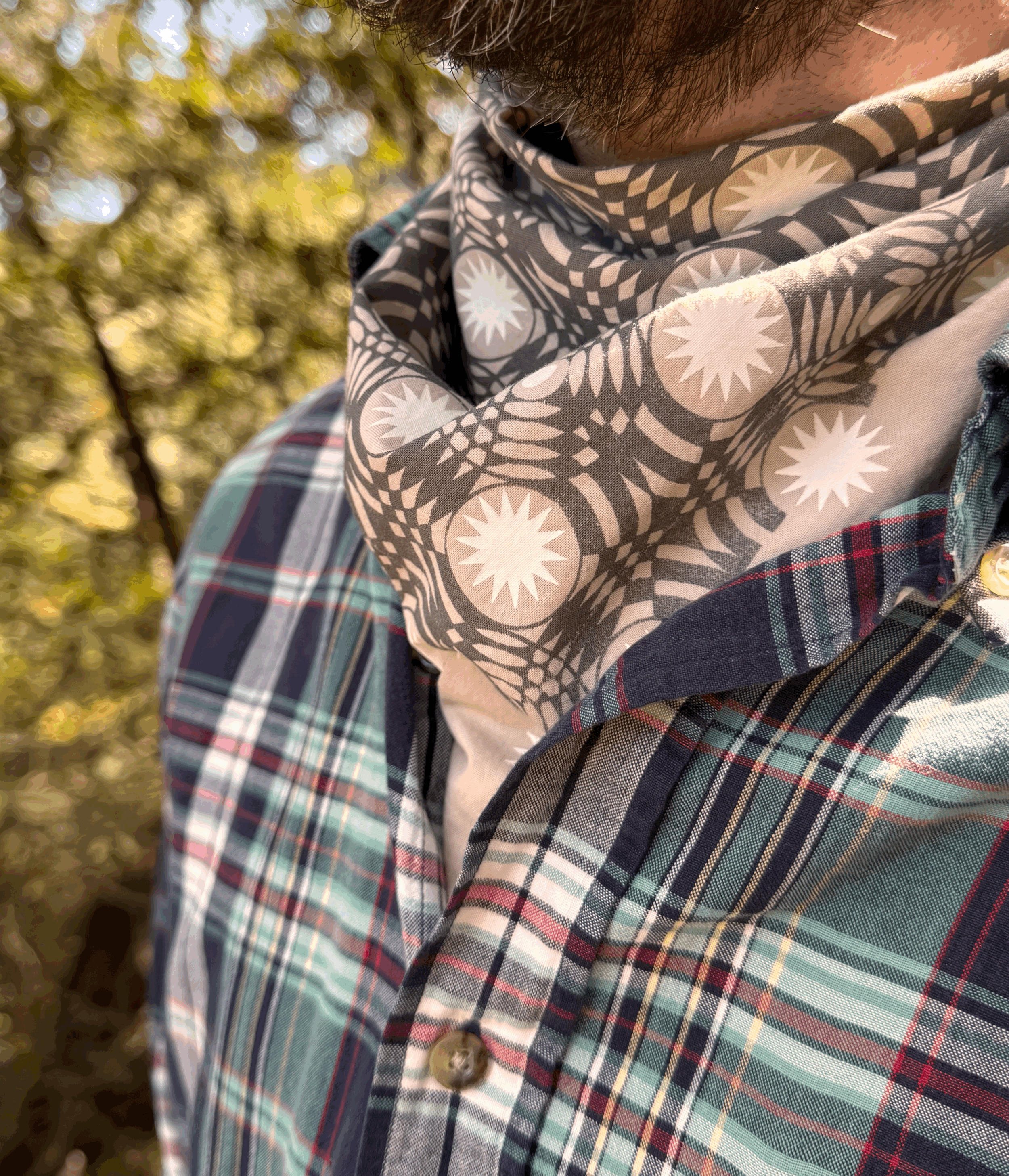 Sand Dune Bandana as Neckwear.gif