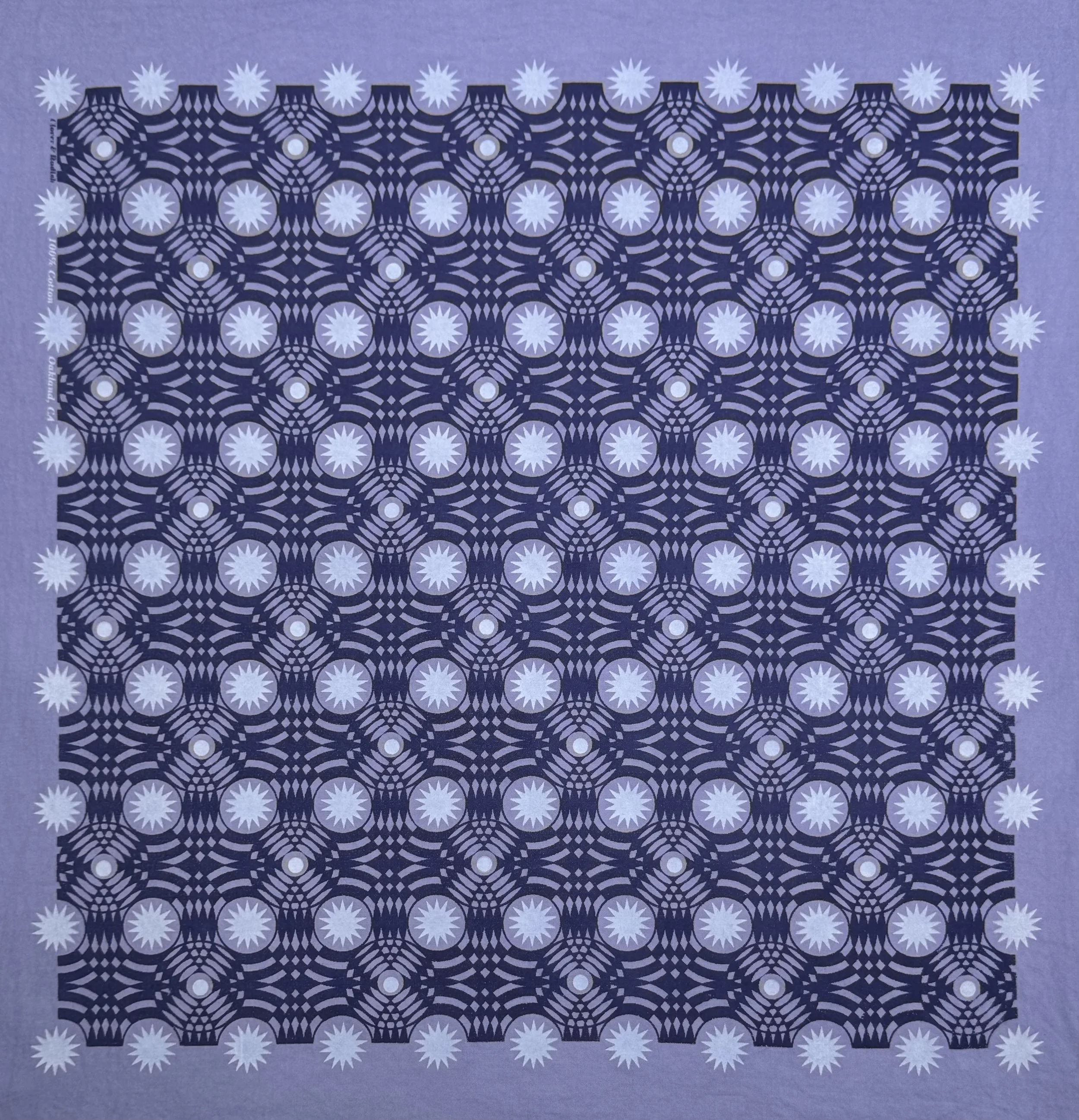 Evening Dusk Blue Bandana designed by Tom Hall for Clover and Radish made in USA.jpeg