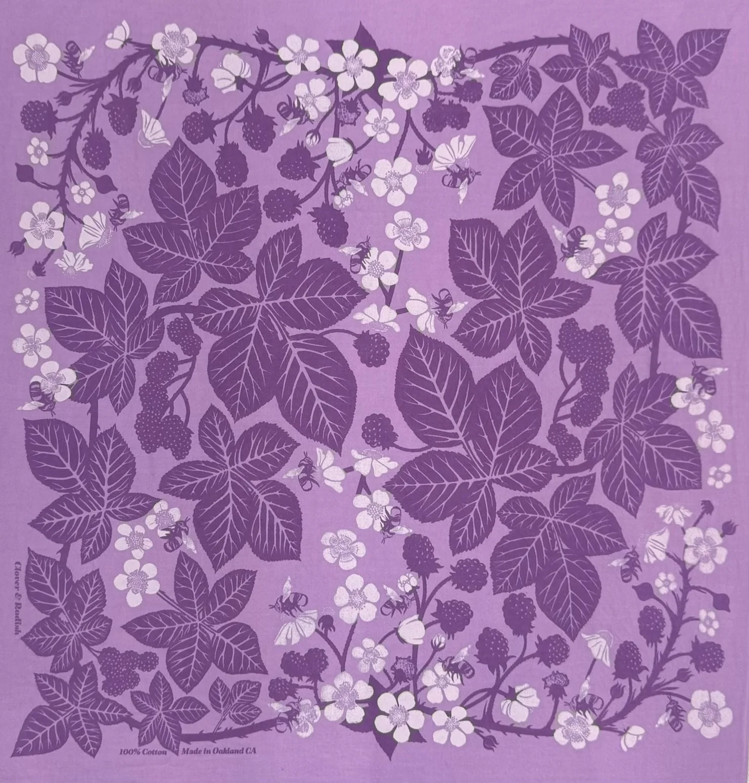Blackberry Bumblebee Bandana