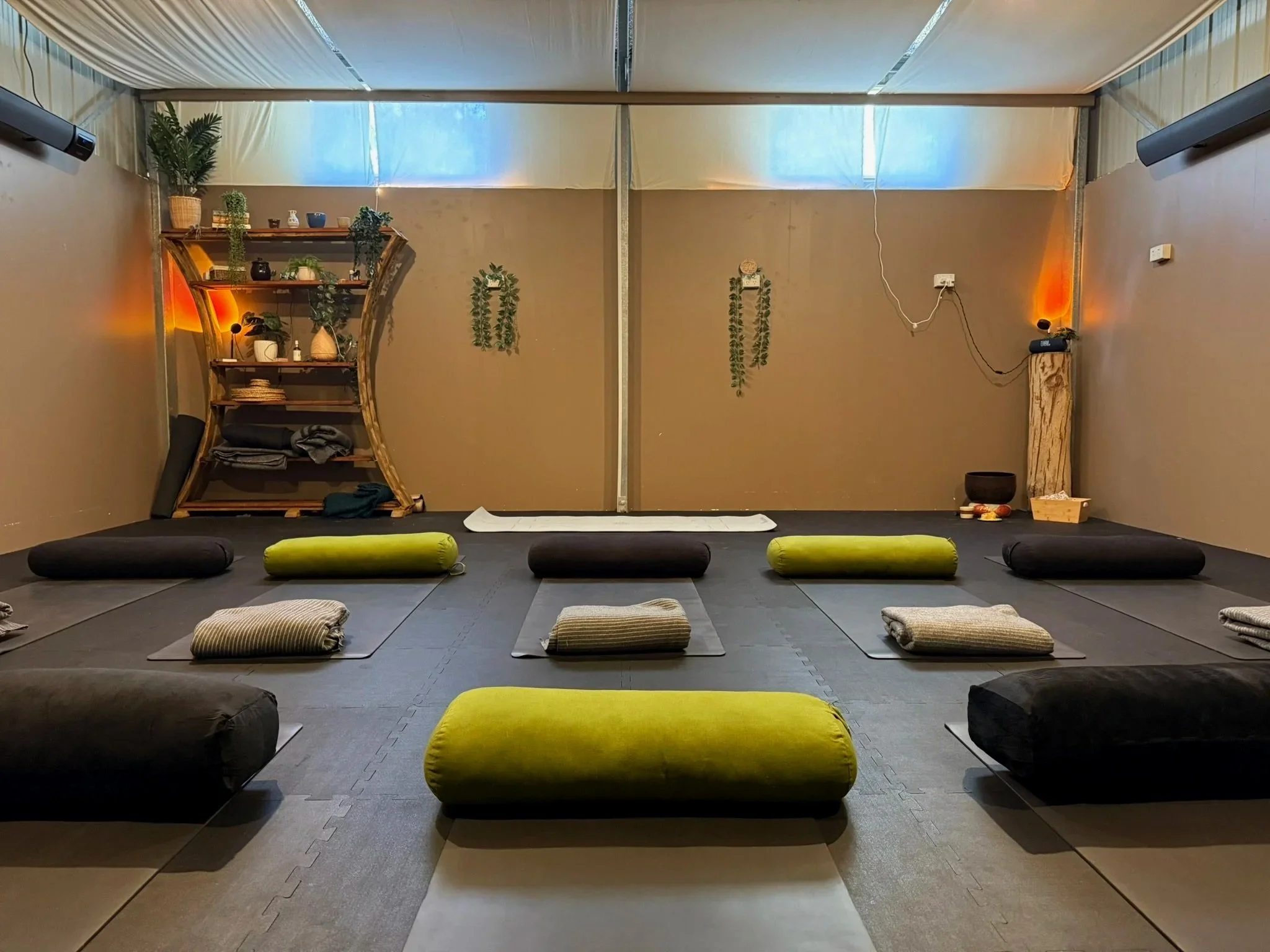 Group breathwork class at Project Bright Studio, Bright Victoria