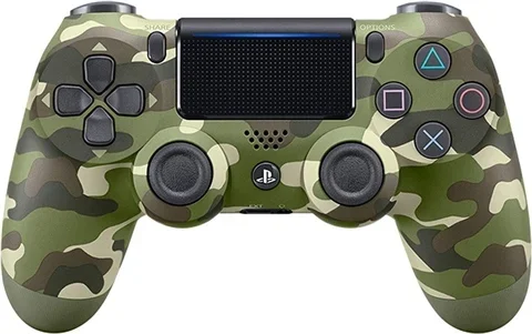 PS4 Official DualShock 4 Green Camo Controller (Refurbished)