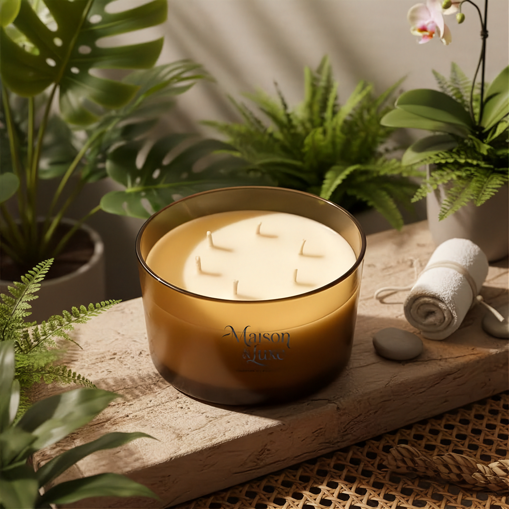 Ambre Luxe Candle