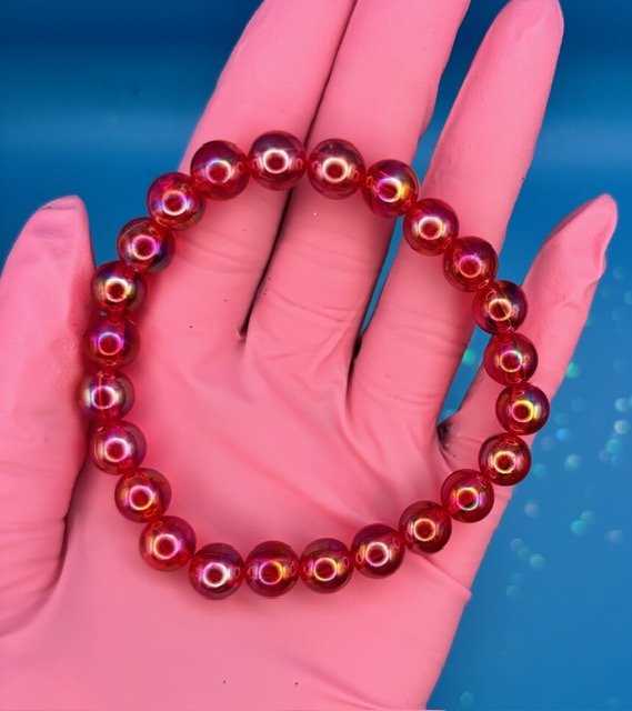 Pomegranet seed bracelet