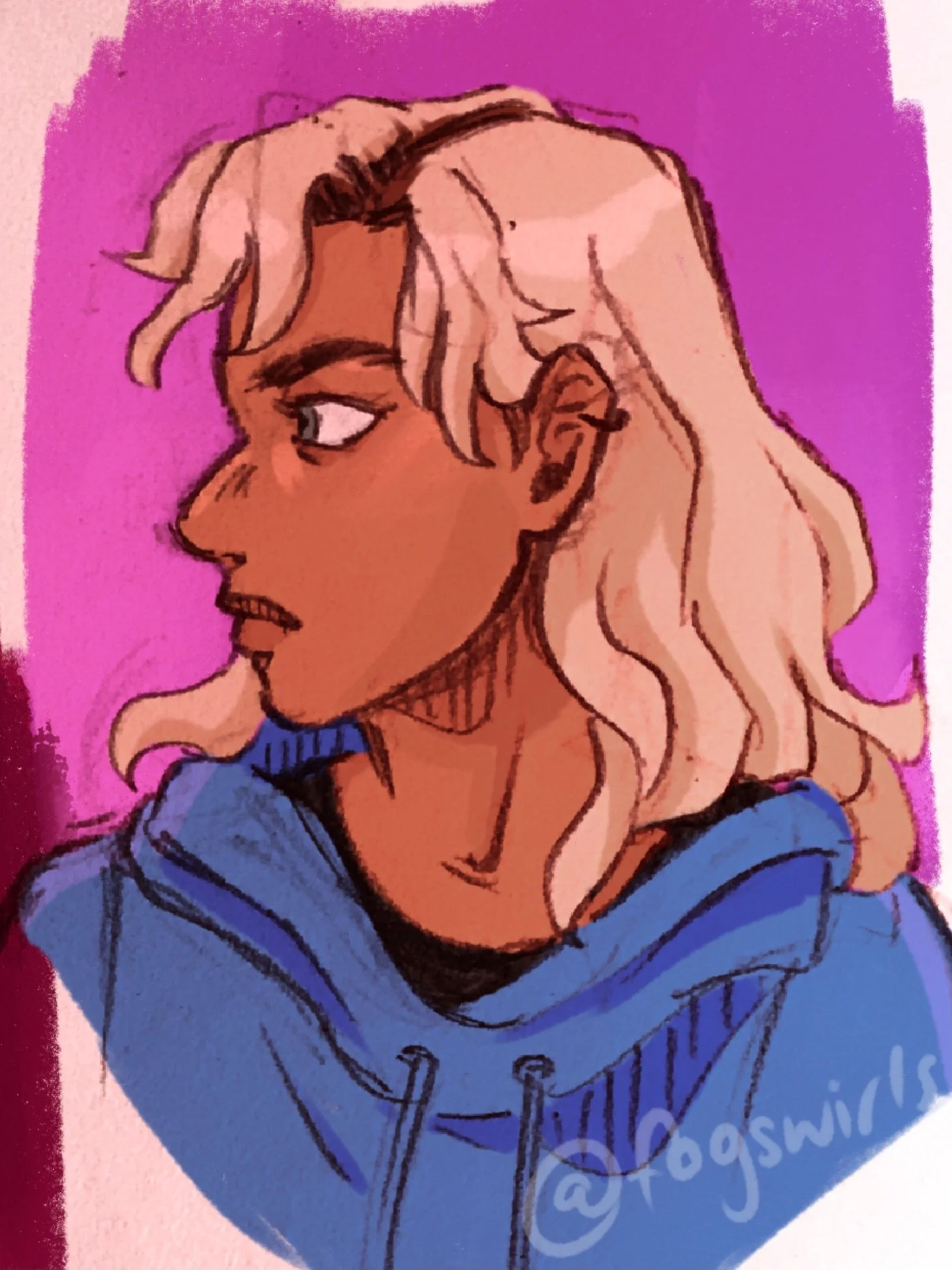 Part 2 of the studies I drew in my sketchbook and coloured digitally. Even though connie is probably the easiest of my characters to draw just bc I&rsquo;ve had her so long I still find it hard to visualise her expressions. There&rsquo;s a lot of stu