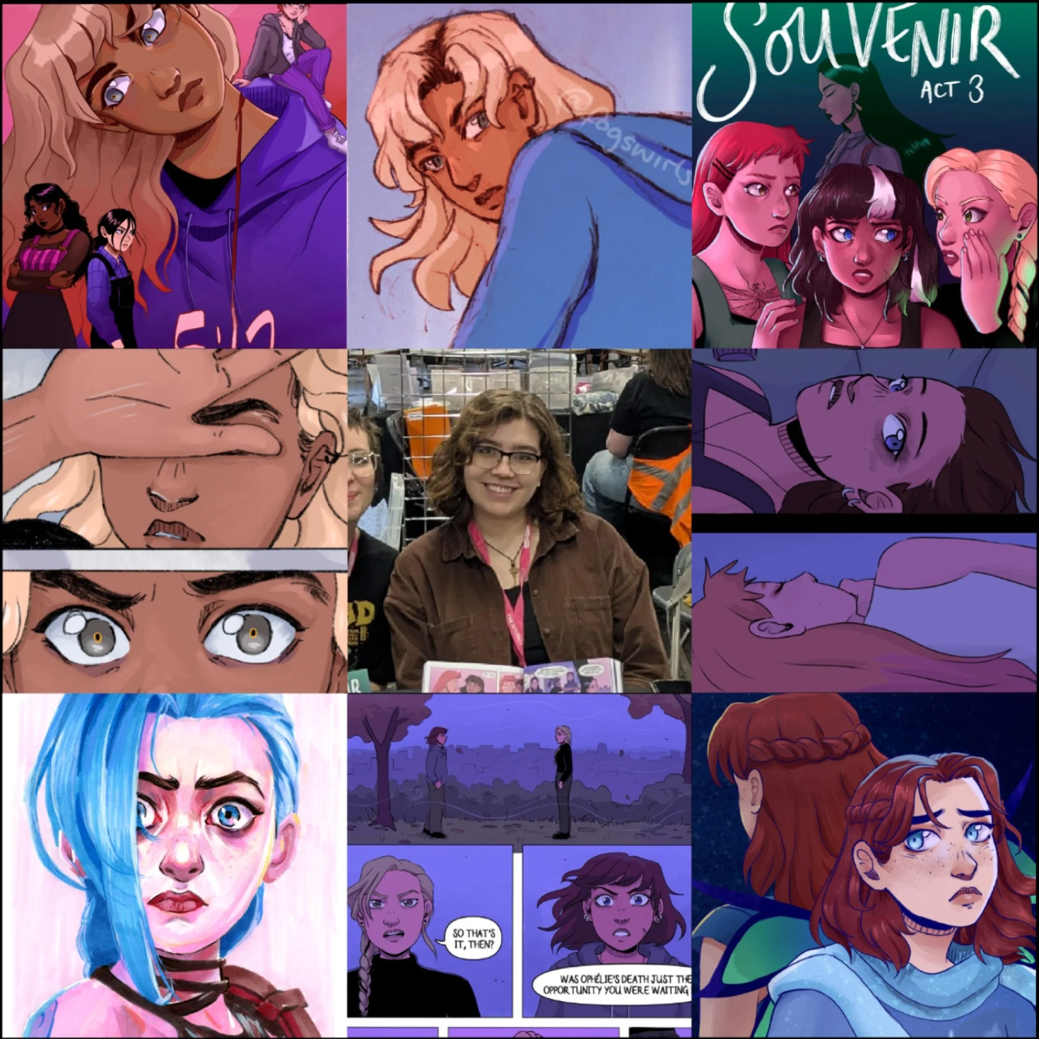 Art vs artist 2025!

Very weird year full of uncertainty but I made a whole book with @normallyblue then finished the year living with my partner again with jobs we enjoy and high hopes for the future&hellip; so I can&rsquo;t really complain!
Next ye