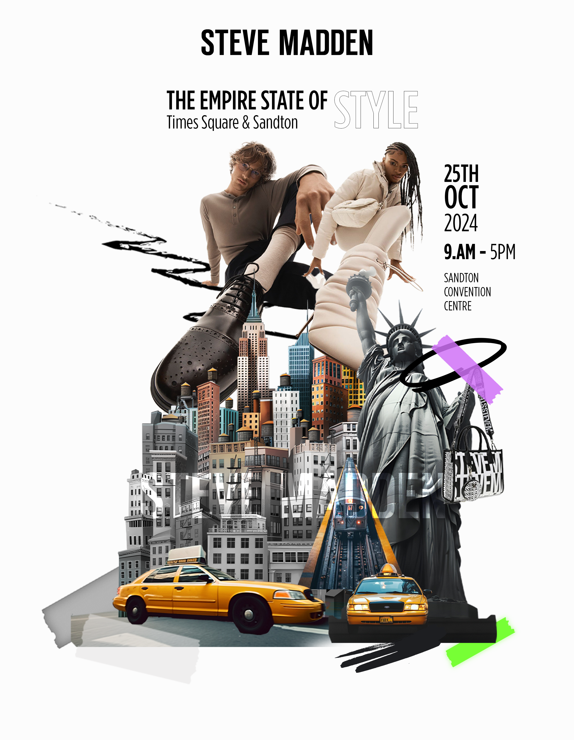 STEVE MADDEN The Empire of State  of Times Square and Sandton