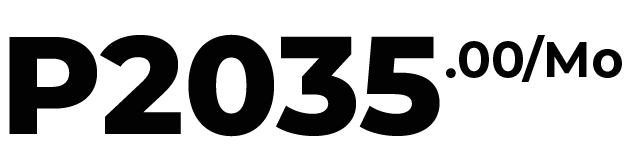 The image displays the P2035.com logo in black text on a black background.
