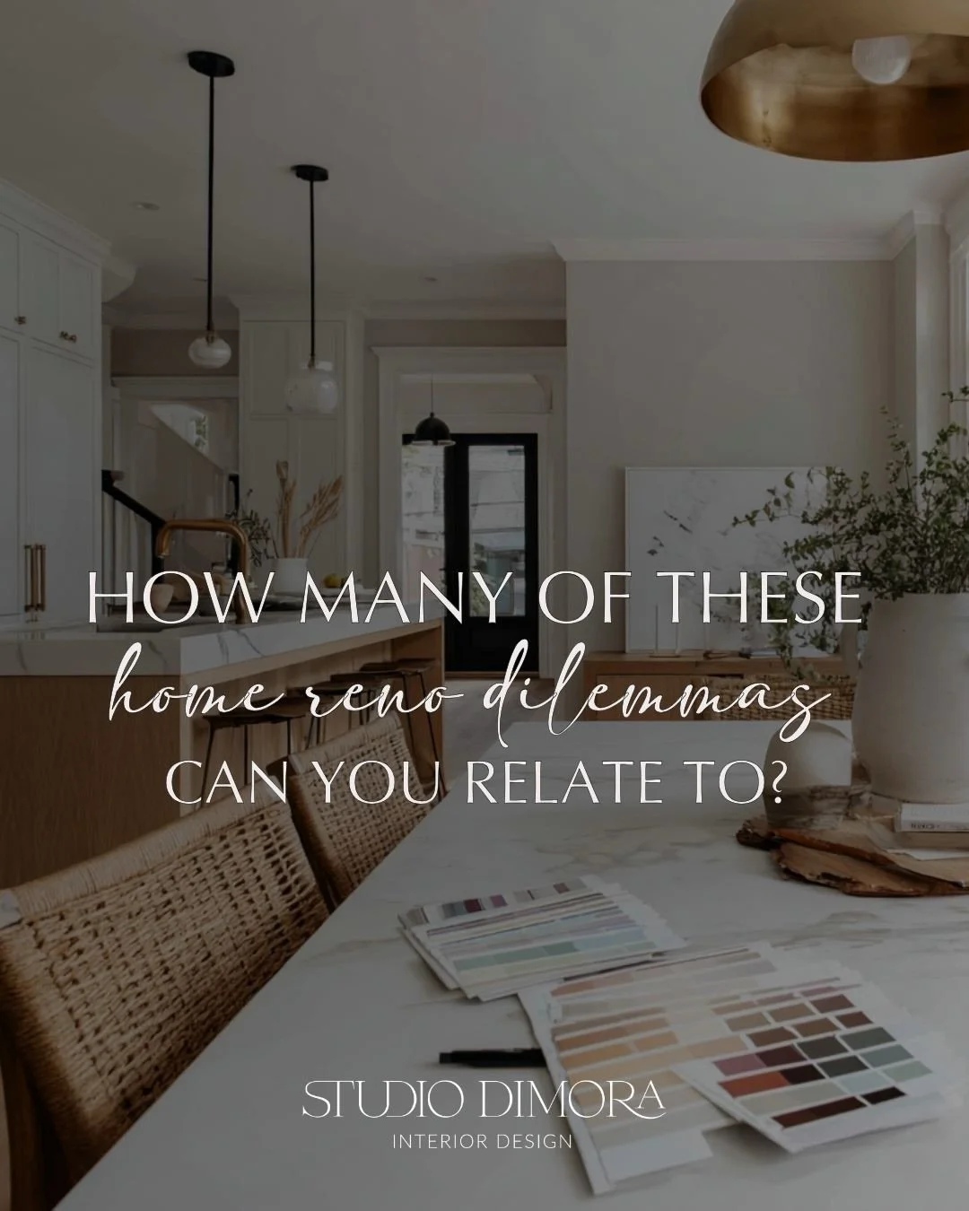 If renovating your home has ever made you question your sanity, this is for you.

Spending weeks trying to choose the perfect shade of white, only for it to look completely different once it is on the wall?

Trying to work out which flooring will act