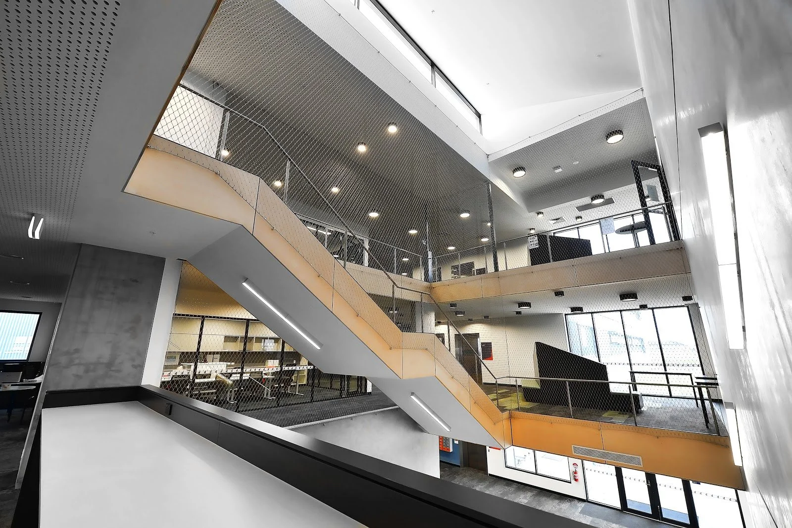 A VIEW OF ALL THREE LEVELS