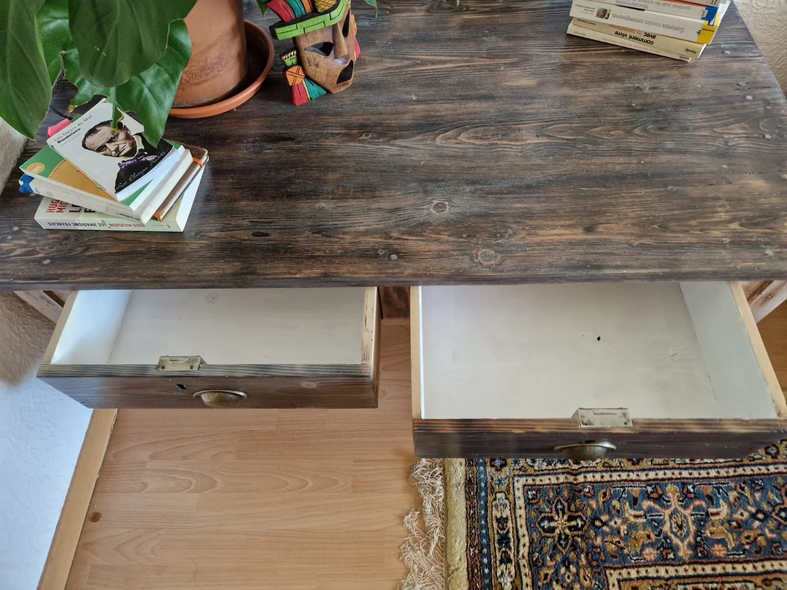 Rustic table drawers.jfif