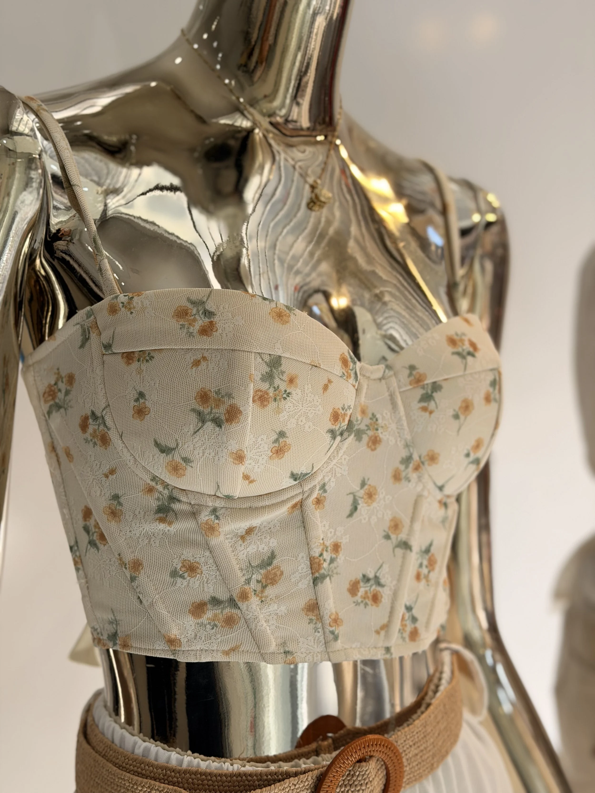 Top Bustier floral