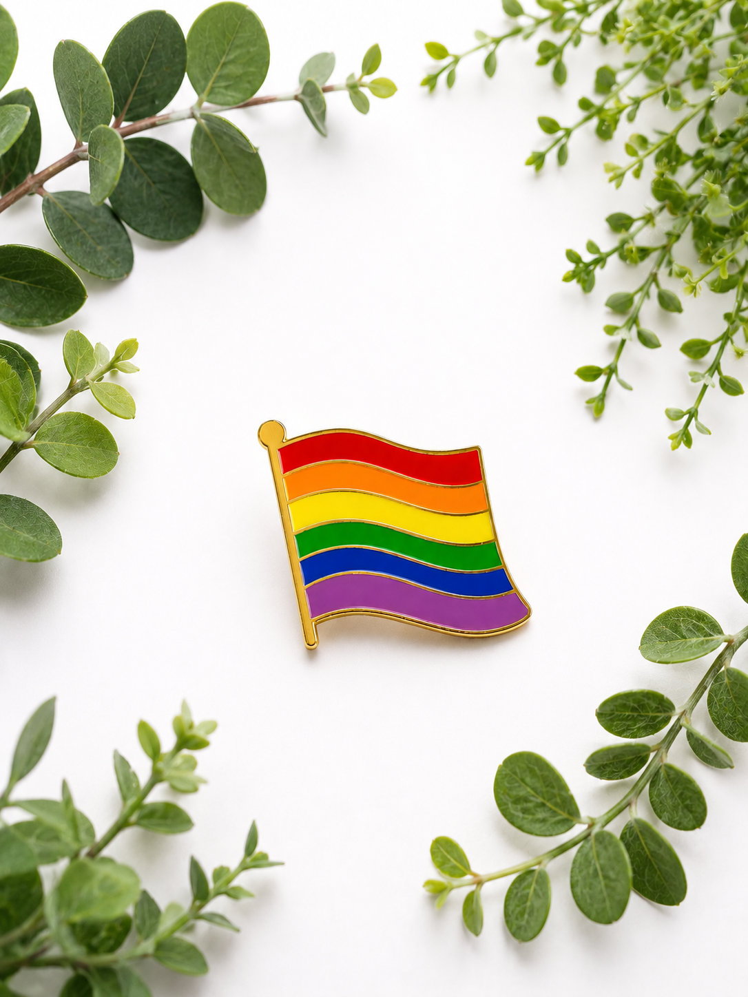 Rainbow Flag Enamel Pin