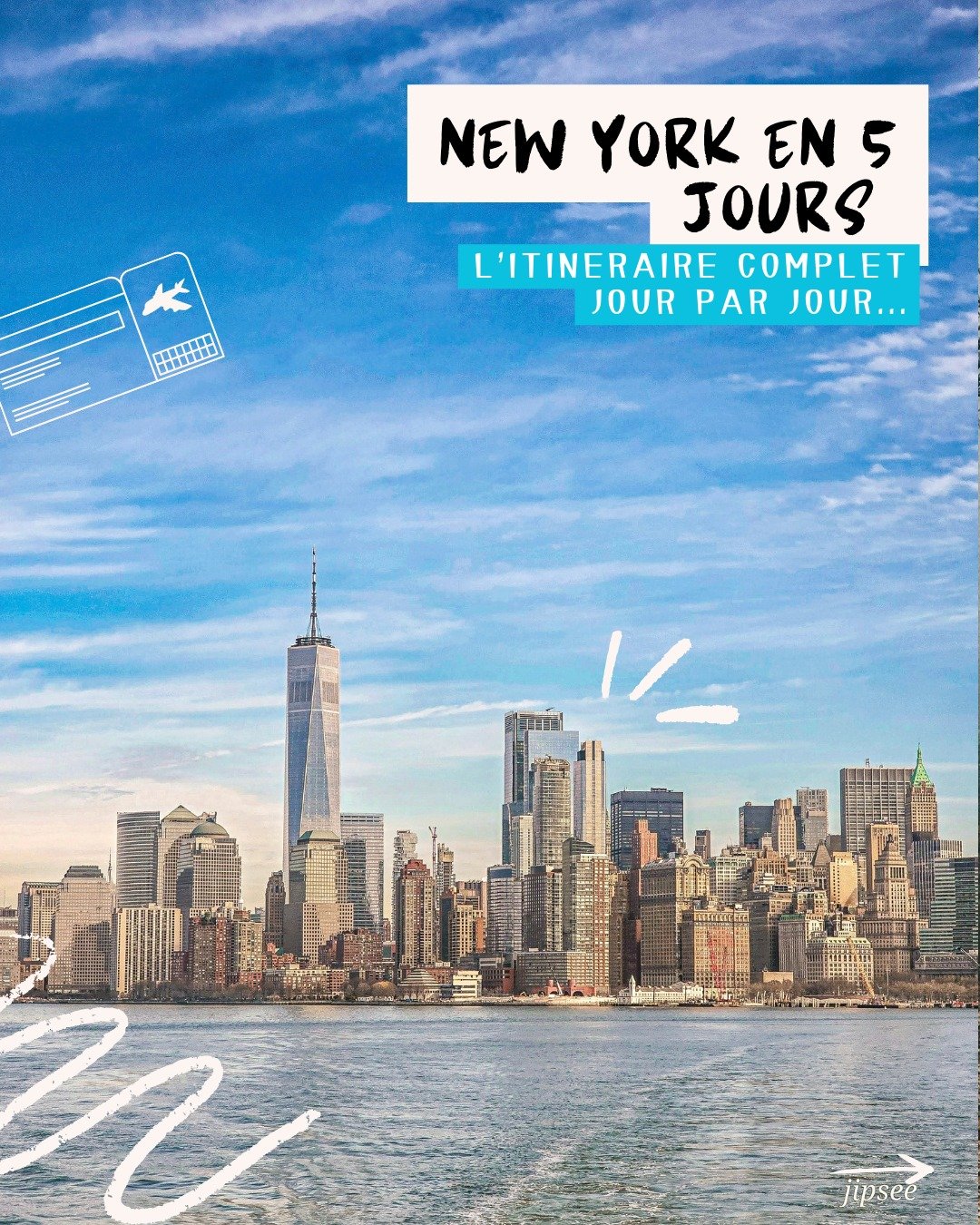 New York en 5 jours : l'itin&eacute;raire COMPLET 🗽
Tu r&ecirc;ves de NYC mais tu sais pas par o&ugrave; commencer ? J'ai fait le boulot pour toi.
📍 1 itin&eacute;raire jour par jour sur 5 jours
⚡ 5 tips de survie que j'aurais aim&eacute; conna&ici