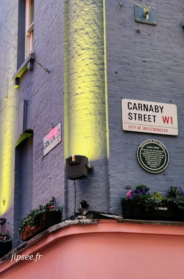 carnaby stree angle de rue