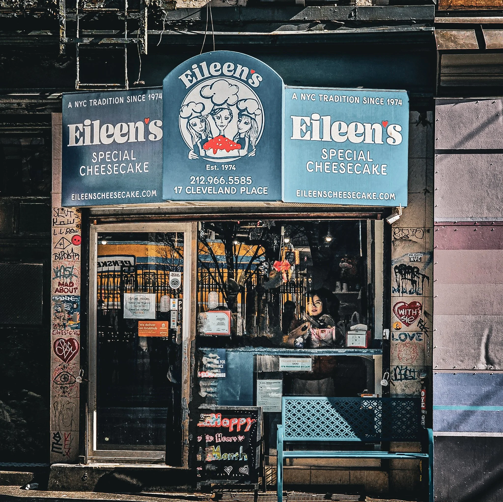 Devanture boutique Eileen's cheesecake New York