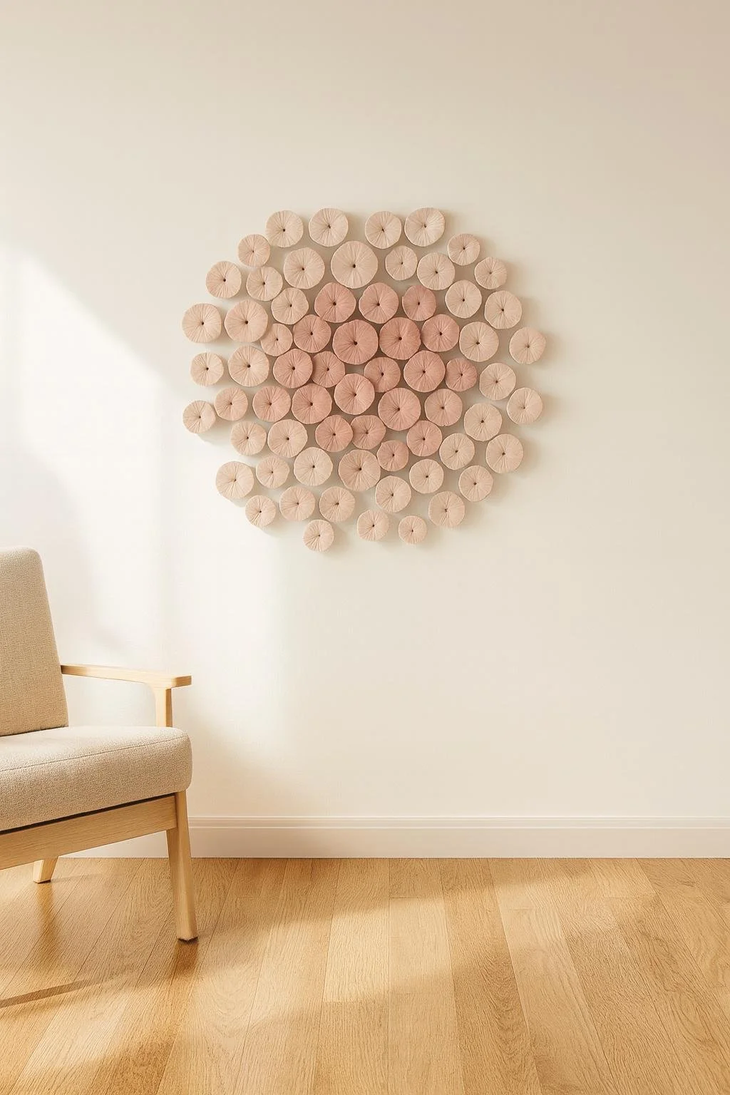 Blush Tides Pink Ombré Sea Scape