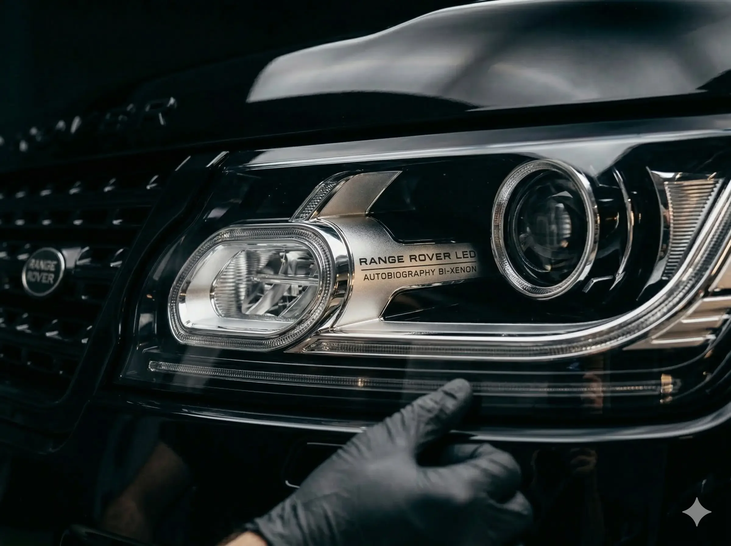 Osobní konzultace a prohlídka stavu laku před detailingem Range Rover České Budějovice