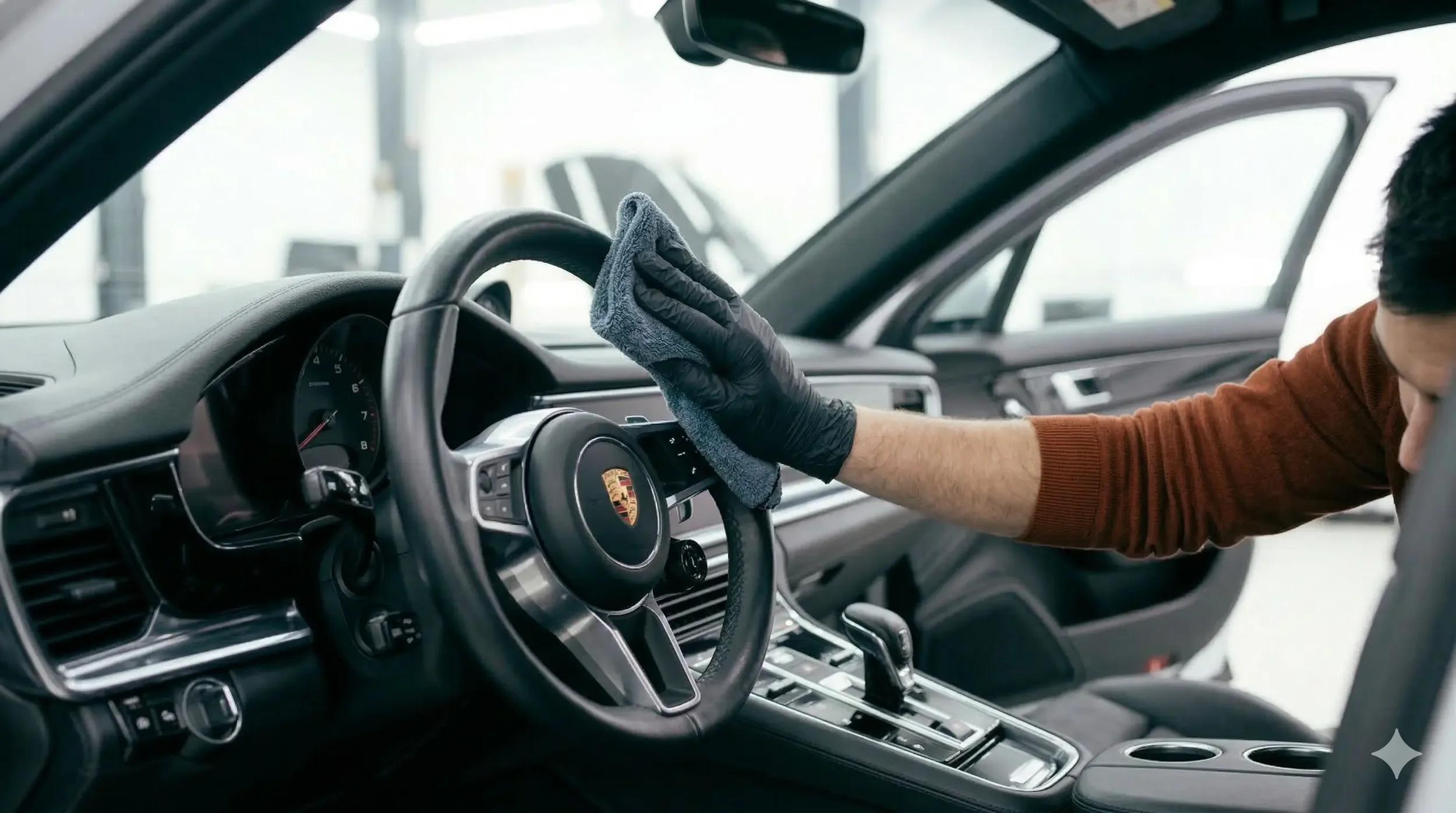 Hloubkové čištění a detailing luxusního interiéru vozu České Budějovice CR8