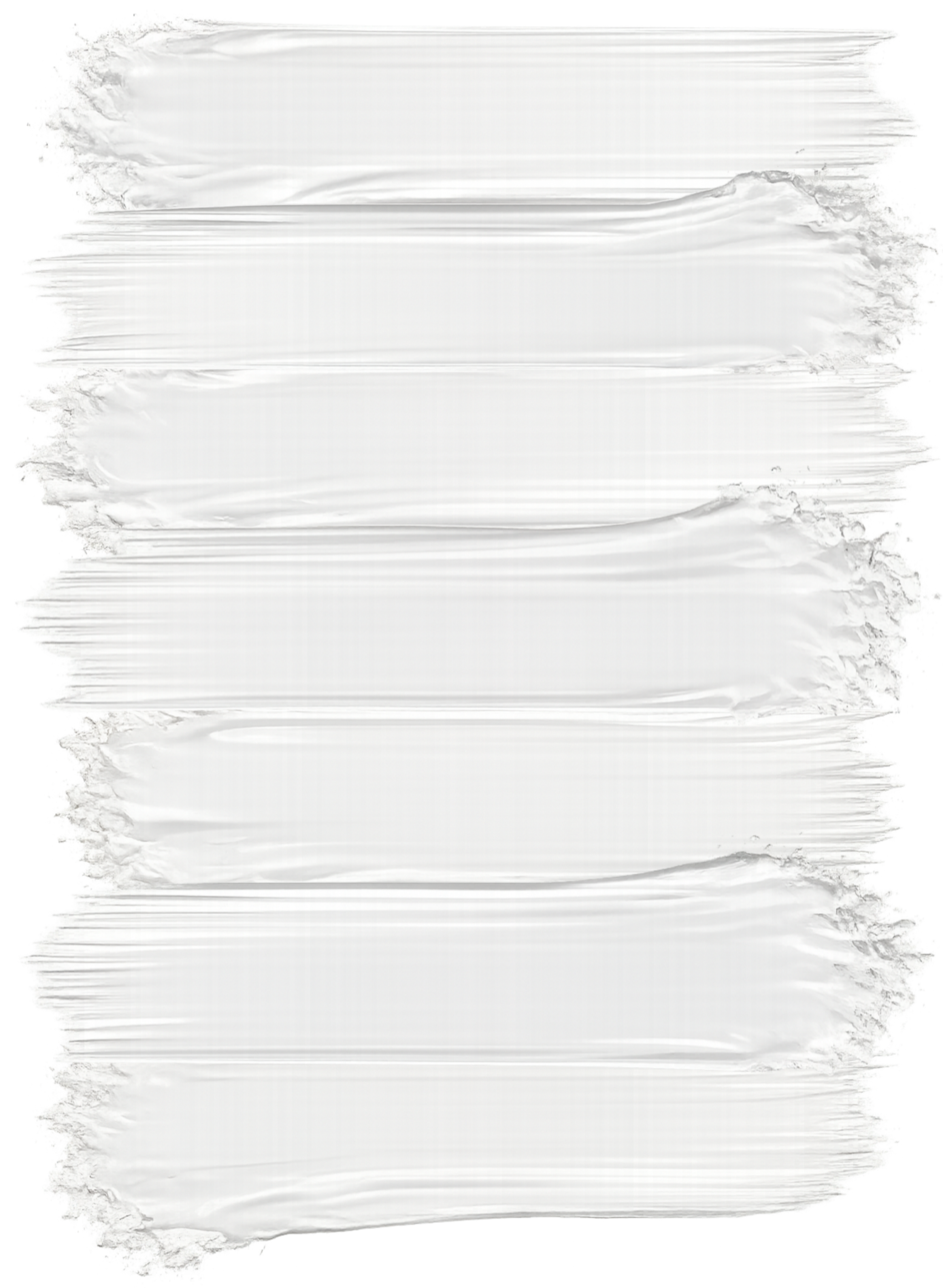 A torn piece of white paper with horizontal creases and rough, torn edges.