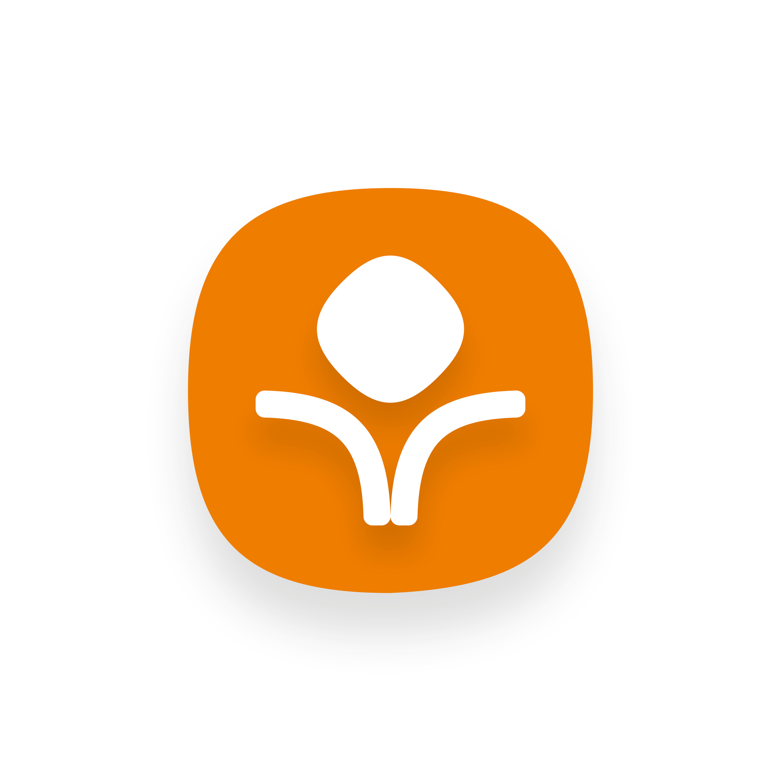 Symbol eines Menschen, der offen die Arme ausbreitet, auf orangefarbenem Hintergrund in einem schwarzen Kreis