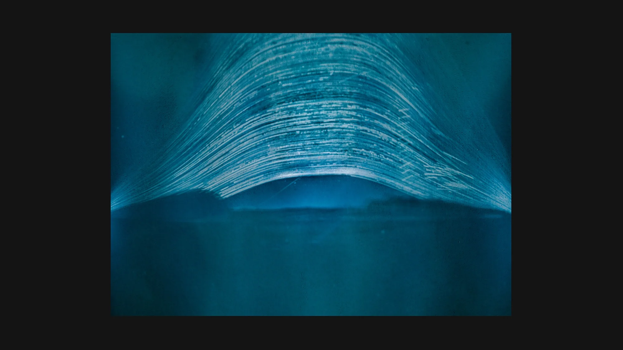 Valkenborgh 2020: Eight-year pinhole exposure showing 2,953 solar arcs across sky – longest exposure photograph.