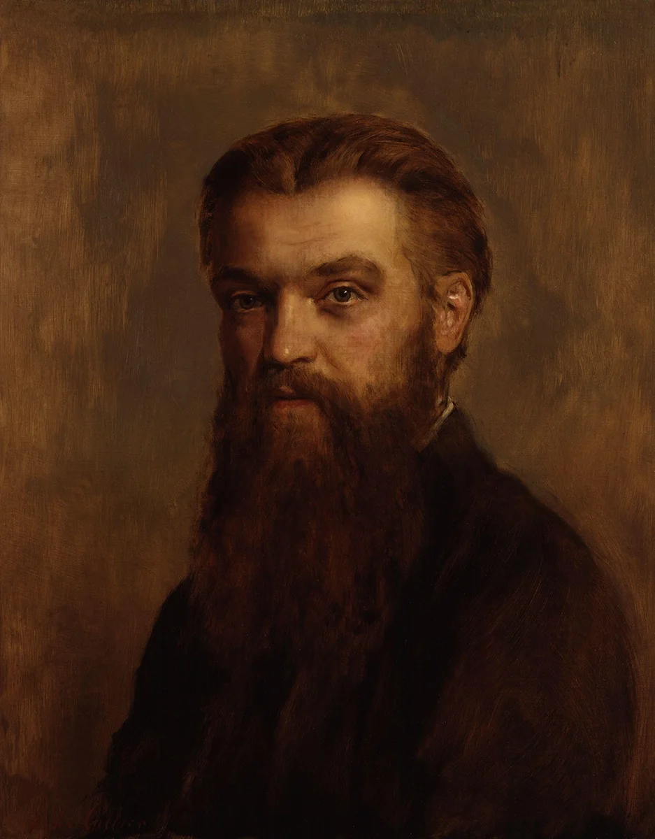 John Collier, 1878: oil portrait of William Kingdon Clifford, the British mathematician and philosopher whose "Seeing and Thinking" (1890) inspired this essay. National Portrait Gallery.