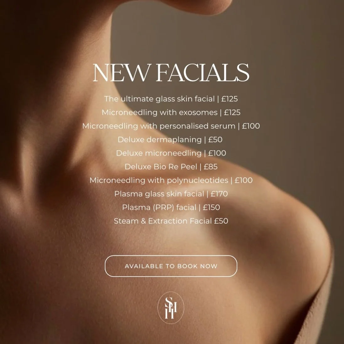 Deluxe facials now available to book🫧👀
Dermalogica &amp; Cliniccare range available 

My regular facials are still available but the above come with a bubbly double cleanse, extractions, a gentle enzyme peel, an antioxidant face mask, LED therapy a