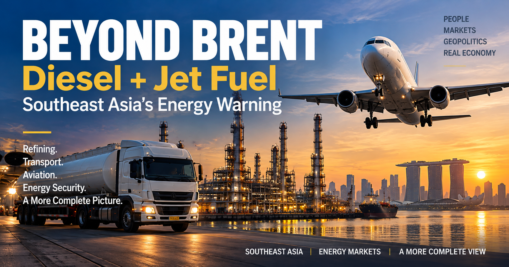 Beyond Brent: Why Diesel and Jet Fuel Matter for Southeast Asian Energy Security