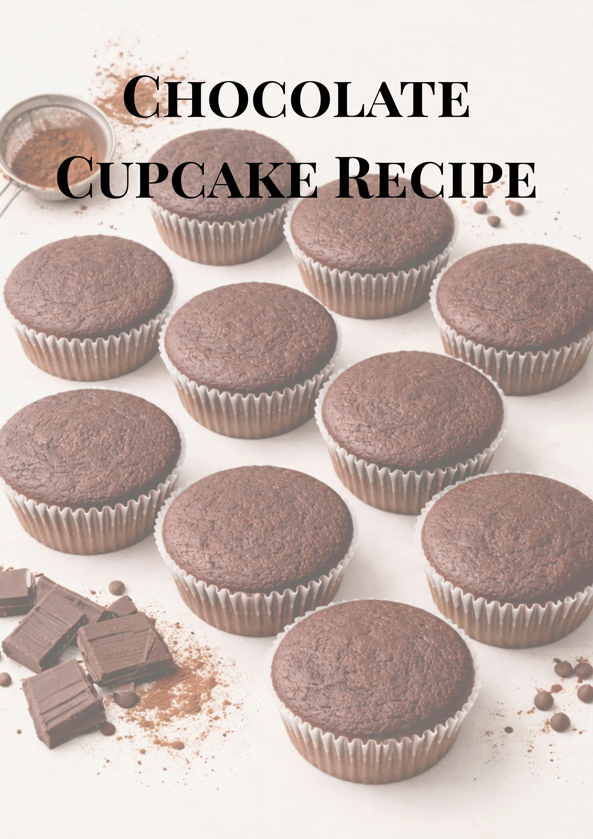 Ultra Moist Chocolate Cupcake Recipe