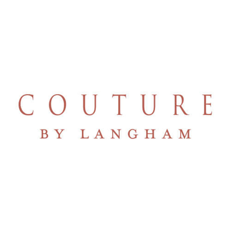 Couture by Latham logo with white background and burgundy text.